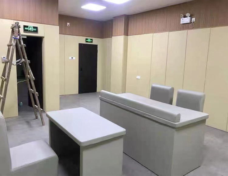 審訊室防撞墻板該如何安裝，廣州星美建材防撞軟包